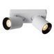 Стельовий точковий світильник Lucide NIGEL LED Dim to warm GU10 2x5W 2200K/3000K White, WHITE