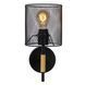 Настенный светильник Lucide BASKETT 1xE27 Black, BLACK