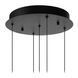 Подвесной светильник Lucide SENTUBAL &Oslash; 35 cm LED Dim. 5x5,2W 2700K Black, BLACK