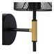 Настенный светильник Lucide BASKETT 1xE27 Black, BLACK