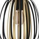 Підвісний світильник Eglo ENCINITOS 1 Black/Gold