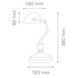 Настільна лампа Ideal Lux LAWYER TL1 Antique Brass 045030