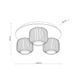 Стельовий світильник TK Lighting 11068 SALVIA 3, Brown