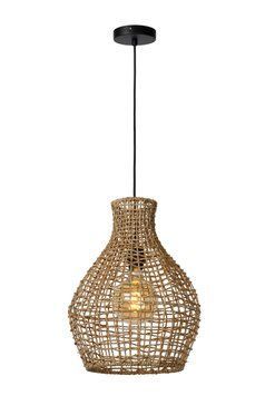 Підвісний світильник Lucide ALBAN &Oslash; 35 cm 1xE27 Natural, Natural