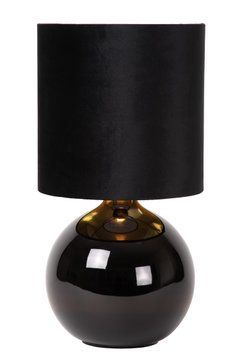 Настільна лампа Lucide ESTERAD 1xE14 Black, BLACK, Чорний, Золотий, Чорний