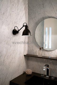 Настінний світильник Lampe Gras 304-Bathroom-Bl-Sat