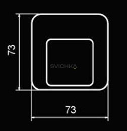 Підсвітка врізна Ledix MOZA LED 5900К, White