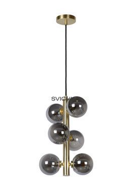 Подвесной светильник Lucide TYCHO &Oslash; 25,5 cm 6xG9 Matt Gold / Brass