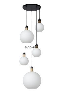 Подвесной светильник Lucide JULIUS 5xE27 Opal