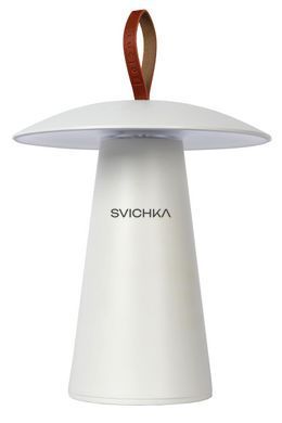 Аккумуляторная настольная лампа для дома и улицы Lucide LA DONNA Battery pack/batteries &Oslash; 19,7 cm LED Dim. 1x2W 2700K IP54 White