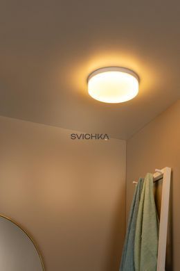 Потолочный светильник для ванной Lucide BISKIT &Oslash; 28 cm LED 1x18W 2700K IP44 Motion & Day/Night Sensor White