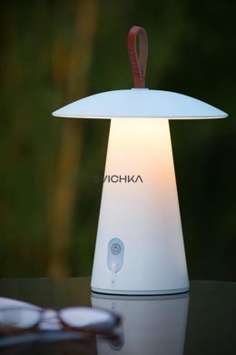 Аккумуляторная настольная лампа для дома и улицы Lucide LA DONNA Battery pack/batteries &Oslash; 19,7 cm LED Dim. 1x2W 2700K IP54 White