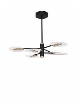 Підвісний світильник Nova luce GENTI 6 Black/Gold