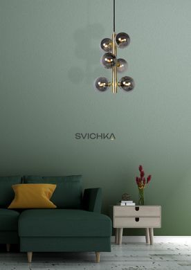 Подвесной светильник Lucide TYCHO &Oslash; 25,5 cm 6xG9 Matt Gold / Brass