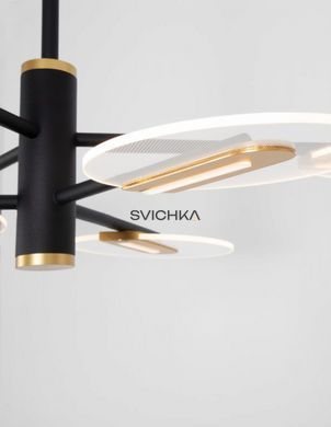 Підвісний світильник Nova luce GENTI 6 Black/Gold