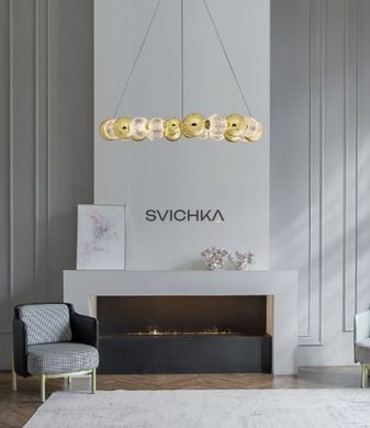 Підвісний світильник Nova luce BRILLE Round Gold