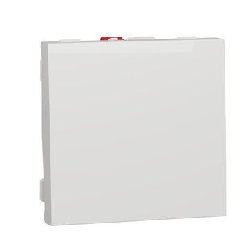 Выключатель Schneider Electric Unica New 1-клавишный, схема 1, 10А, 2 модуля