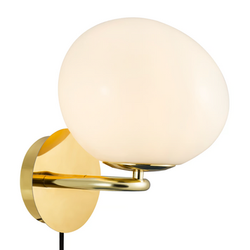 Бра Nordlux Shapes, Brass, Brass, Латунь, Білий