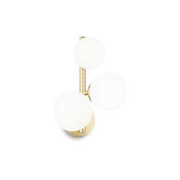 Настінний світильник Ideal Lux Perlage ap3 Brass