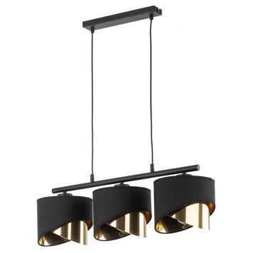 Підвісний світильник TK-Lighting GRANT 3, Black/Gold
