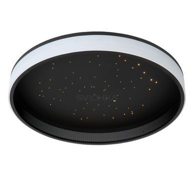 Стельовий світильник Lucide ESTREJA &Oslash; 40 cm LED Dim. 2500K/3000K Black, BLACK, Чорний, Прозорий