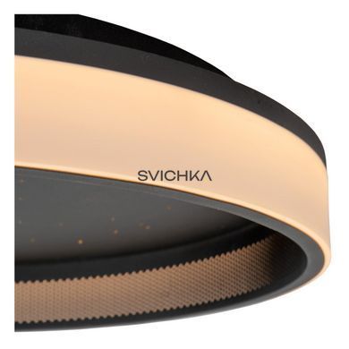 Стельовий світильник Lucide ESTREJA &Oslash; 40 cm LED Dim. 2500K/3000K Black, BLACK, Чорний, Прозорий