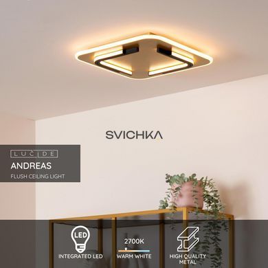 Стельовий світильник Lucide ANDREAS LED 1x30W 2700K Matt Gold / Brass, Matt Gold / Brass, Matt Gold / Brass