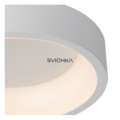 Стельовий світильник Lucide TALOWE LED &Oslash; 45,5 cm LED Dim. 1x30W 3000K White, WHITE, Білий, Білий