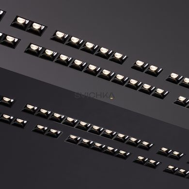 Світильник точковий врізний KLOODI KD-POINT 2X2 4W 3K BK, Чорний