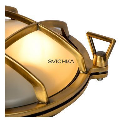Настенный светильник для дома/улицы Lucide DUDLEY 1xE27 IP65 Matt Gold / Brass