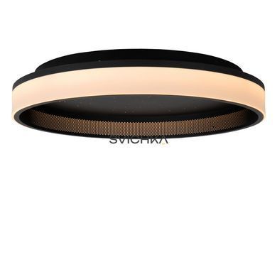 Стельовий світильник Lucide ESTREJA &Oslash; 40 cm LED Dim. 2500K/3000K Black, BLACK, Чорний, Прозорий