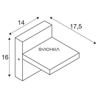 Бра SLV ABRIDOR SENSOR, Anthracite