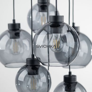 Подвесной светильник TK Lighting Cubus 7, Graphite