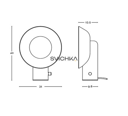 Настольная лампа Zava Reverb 6034