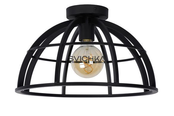 Стельовий світильник Lucide DIKRA 1xE27 Black, BLACK, Чорний, Чорний