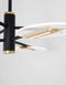 Підвісний світильник Nova luce GENTI 6 Black/Gold