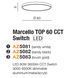 Потолочный светильник Azzardo MARCELLO 60 Gold