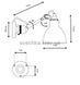 Настенный светильник Lampe Gras 304-Bathroom-Bl-Sat