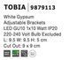 Врізний точковий світильник Nova Luce TOBIA 50 White