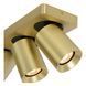 Стельовий точковий світильник Lucide NIGEL LED Dim to warm GU10 3x5W 2200K/3000K Matt Gold / Brass, Matt Gold / Brass