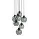 Подвесной светильник TK Lighting Cubus 7, Graphite