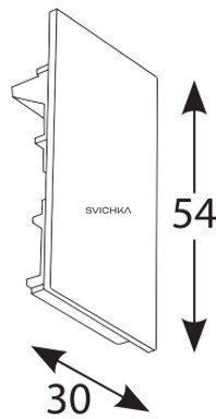 Заглушка IN_LINE END CAP R/S, 2шт, чорна