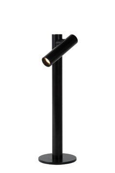 Акумуляторна настільна лампа для дому та вулиці Lucide ANTRIM Battery pack/batteries LED Dim. 1x2,2W 2700K IP54 With wireless charging pad Black, BLACK, Чорний, Чорний, Чорний