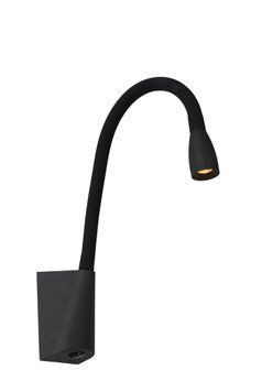 Бра Lucide GALEN LED LED 1x3W 3000K Black, BLACK