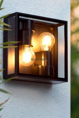 Стельовий світильник для дому і вулиці Lucide DUKAN 2xE27 IP65 Black, BLACK