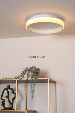 Стельовий світильник Lucide ESTREJA &Oslash; 40 cm LED Dim. 2500K/3000K White, WHITE, Прозорий, Білий