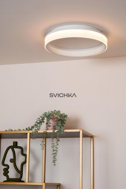Стельовий світильник Lucide ESTREJA &Oslash; 40 cm LED Dim. 2500K/3000K White, WHITE, Прозорий, Білий