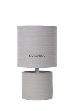 Настільна лампа Lucide GREASBY &Oslash; 14 cm 1xE14 Grey, Grey