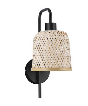 Бра Nova luce Intra, Black/Bamboo