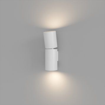 Настінний світильник Skarlat RWLB091 2x5W WH+BK 4000K, Білий, 12